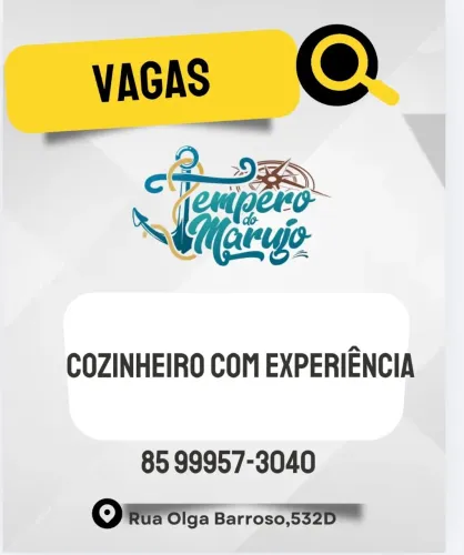 Cozinheiro com experiência selv service 