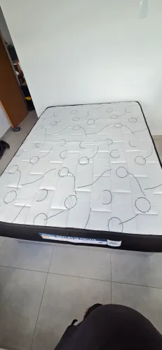 Cama box baú casal com colchão