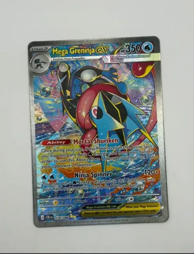 Carta Pokemon Mega Greninja Ex 116/086 Original - Nm