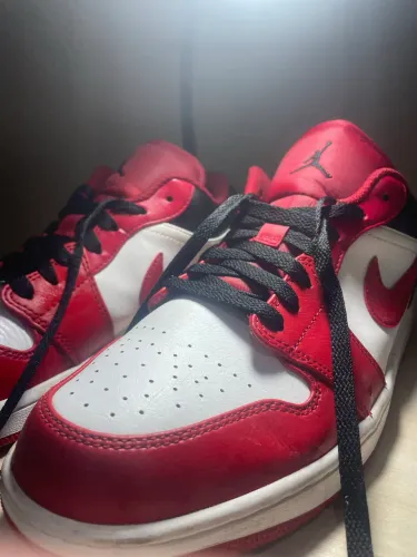 Tênis Nike Air Jordan 1 Low Gym Red Black Vermelho