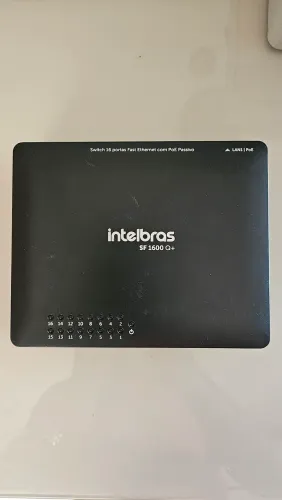 Switch Intelbras 16 portas SF 1600 Q+