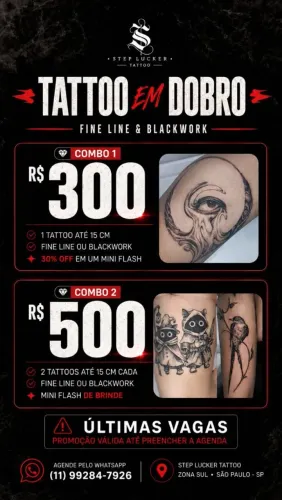 Promoção tatuagem - Interlagos