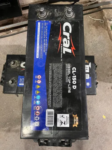 Bateria Cral 150 amperes 2025 na garantia 