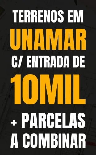 Terreno em Tamoios R$ 10.000 de entrada