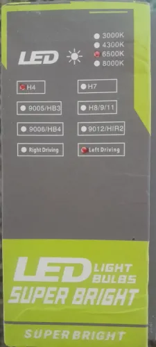 Vendo Lâmpada automotivo super Bright 6500k H4 left driving
