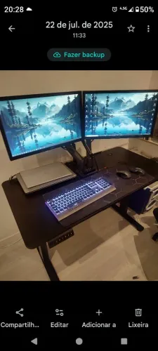 Mesa Gamer e Monitores