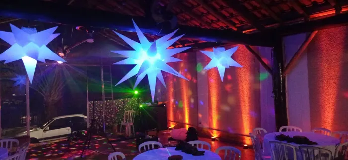 Iluminação completa para festas