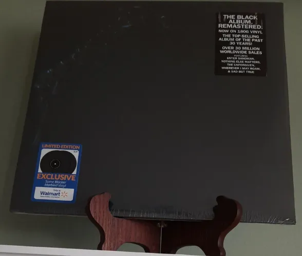 Lp Metallica Black Album - Vinil 180g Importado, lacrado, duplo ed. Especial Walmart