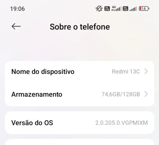 Redmi impecável C13