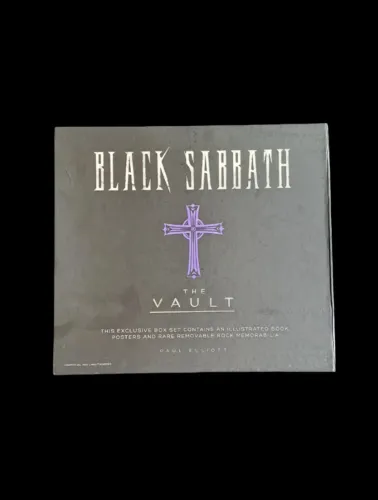Black Sabbath The Vault Box Livro Colecionador Completo