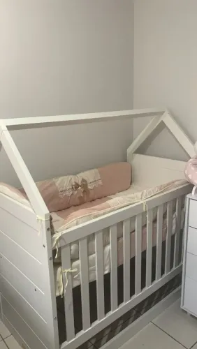 Berço e cama infantil 2 em 1