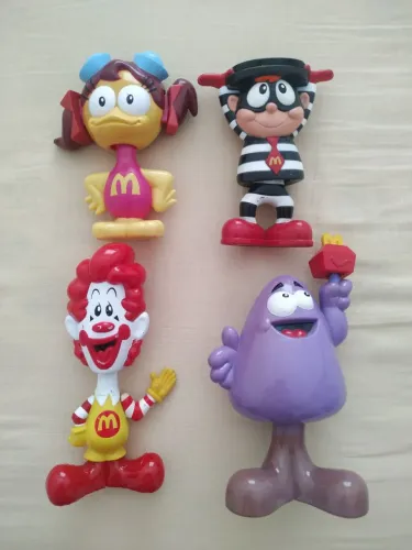 Lote turma do Ronald McDonald's - Plástico