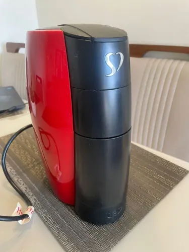 Cafeteira Espresso Lov Automática Vermelha 3 Corações Vermelho