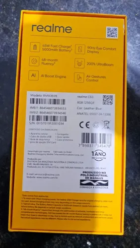 Realmi C63 256 gigante 8 de ram