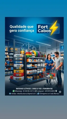 Cabo elétricos 4mm, 6mm , 8mm ,10mm