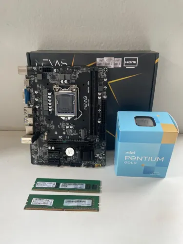 Kit Upgrade Intel 10ªGeração/pentium gold g6405 /8gb mem ddr4/pl h510 ddr4 garantia e nf