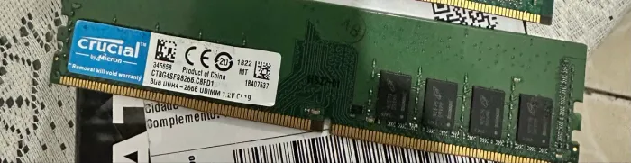 Memória ddr4 8gb 2666mhz