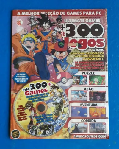 cd de jogos ultimate games + 300 jogos rodam direto do cd l32