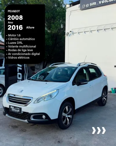 Peugeot 2008 Allure 1.6 Flex 16V 5P Aut. 2016