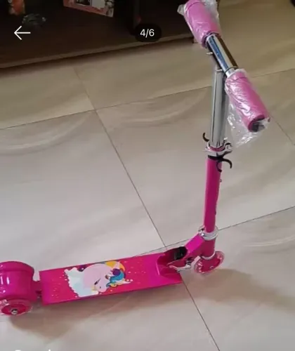 Patinete infantil com Led meninas 