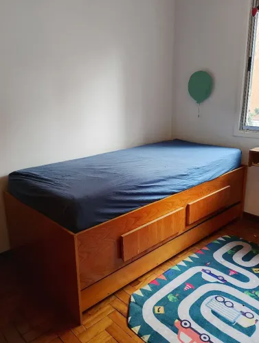 Cama de madeira | Bicama com gavetas 