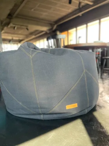 Puff Bag Jeans Casa Fom