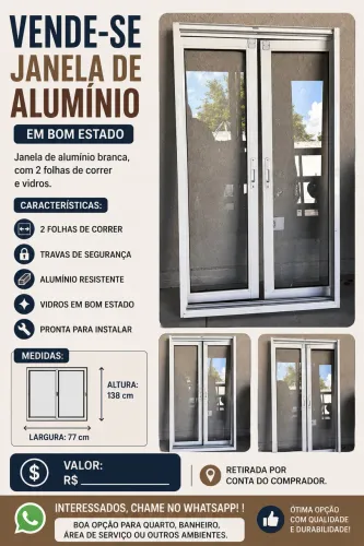 Janela de alumínio
