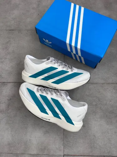 Tênis Adidas Adizero Off white e verde água 38 ao 43