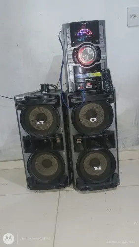 Miny system Sony 400 w rms dois caixas