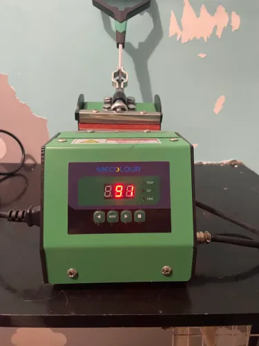 Prensa Térmica Sublimadora Mecolour 11oz Verde Preto Canecas