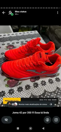 Tênis futsal Joma máxima maxw2308in zero número 42 no Itaim Paulista ou Ferraz em SP