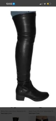 Vendo bota cano alto