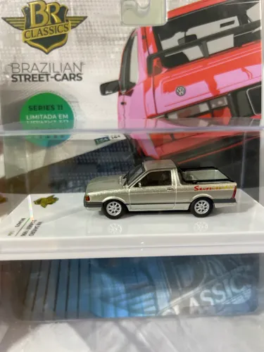 Volkswagen Saveiro Summer Prata - 1/64 - Br Classics