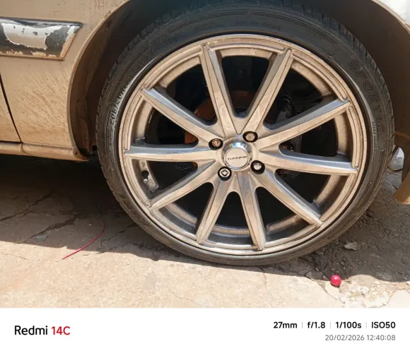 Rodas aro 17 4x100 pneus novos