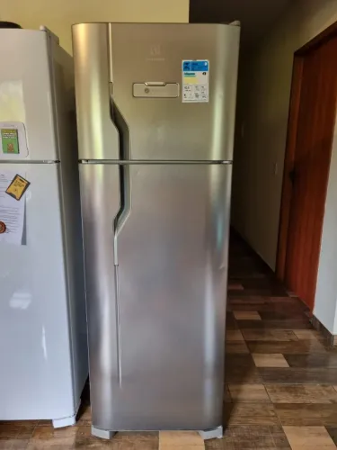 Geladeira Electrolux Frost Free 371l Duplex Cor Inox Dfx41 (Usado)