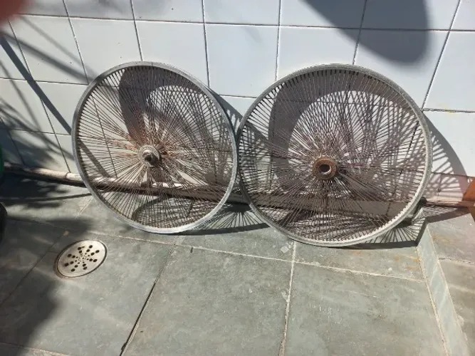 Lowrider Par de Rodas Aro 26 144 Raios para Bicicletas , Bikes