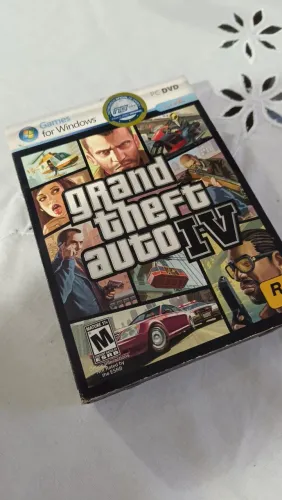 GTA 4 PC BOX ORIGINAL COMPLETO | Item de Colecionador