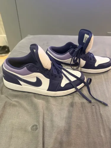 Nike Air Jordan 1 Low Original - Azul/Branco | Tam 42 BR | Estilo Premium