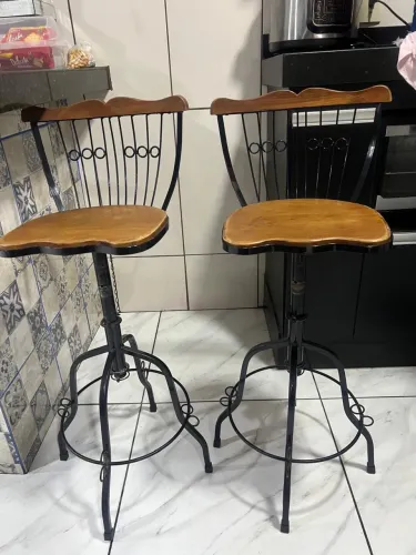 Kit duas banqueta bistrô 