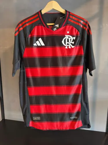 Camisa Flamengo 2025 Oficial Adidas G | Campeão Libertadores Brasileirão Derby das America