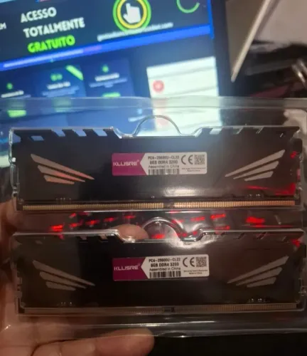 Memoria ddr4 16gb 2x8 na caixa