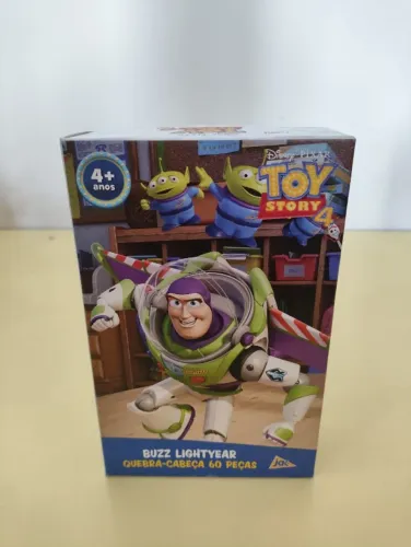 Kit com 5 Quebra-Cabeças Infantis - Disney, Marvel, DC e Toy Story