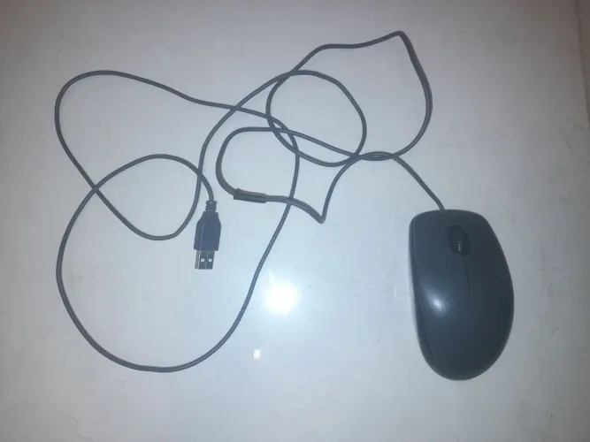 Mouse com fio de entrada USB [USADO]