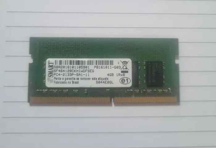Memória ddr4 4gb 2133mhz notebook