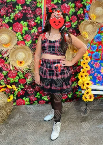 Conjunto junino xadrez