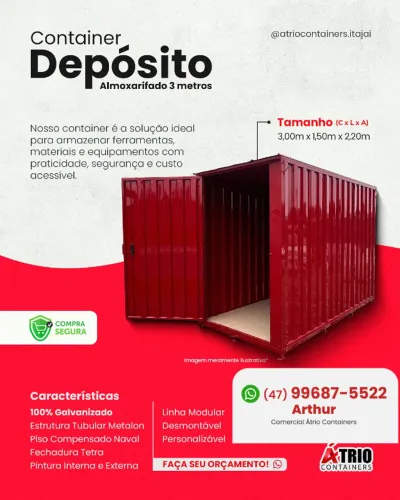 Container Depósito canteiro obra 2