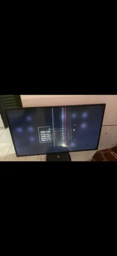 televisão Samsung tela quebrada
