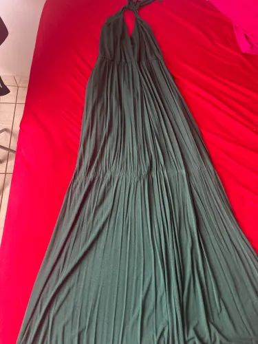 Vestido elegante, para festa, casamento cor verde