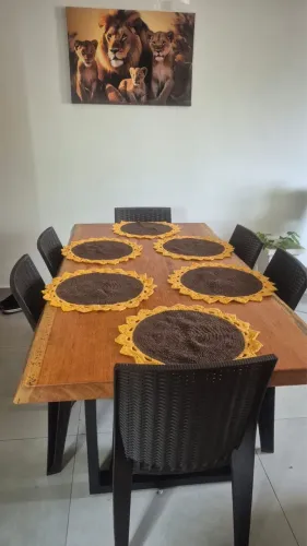 Promoção mesa de madeira 