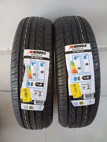 2 pneus XBRI 175/75/14 novos 86T